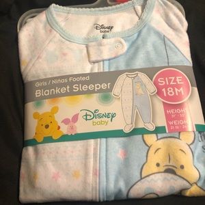 Winnie the Pooh Zip up Pajamas